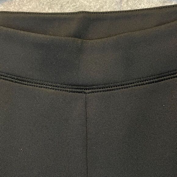 L'AMOUR NANETTE LEPORE Pants Womens Large Black Flat Front Ankle Stretch Pull On - Picture 3 of 15